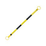 Barra con unión expansible – 210 cm amarillo y negro